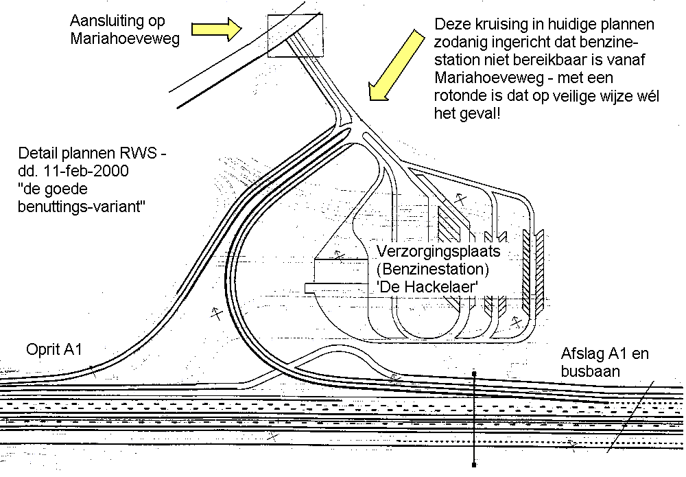 situatie A1 bij de Hackelaer